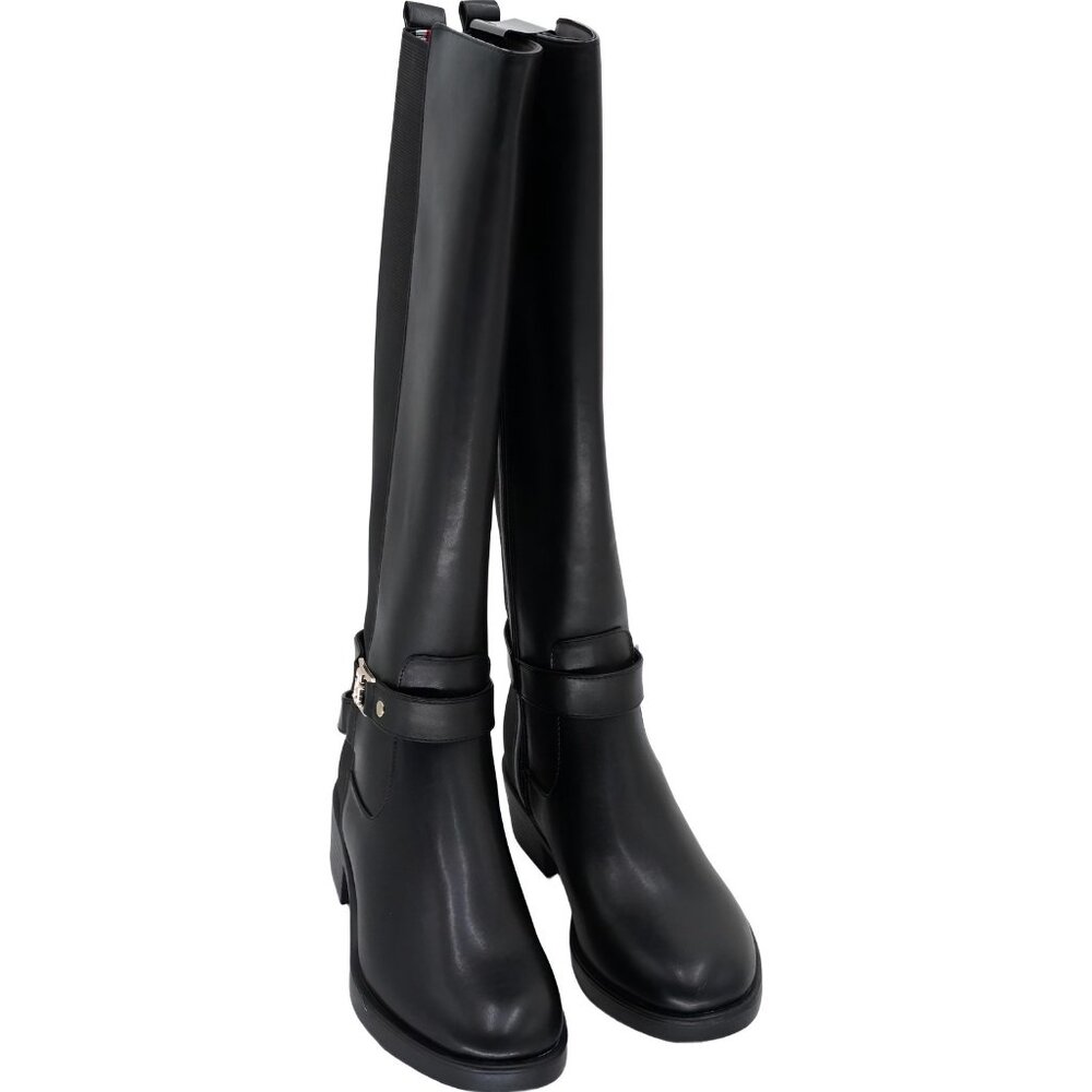 Tommy Hilfiger Women's Iyla Riding Boots Black US 6.5M